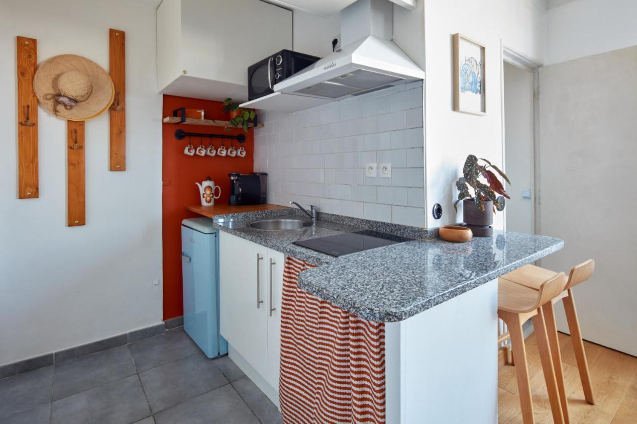 Studio Loft Design 70'S Appartement Clichy Buitenkant foto